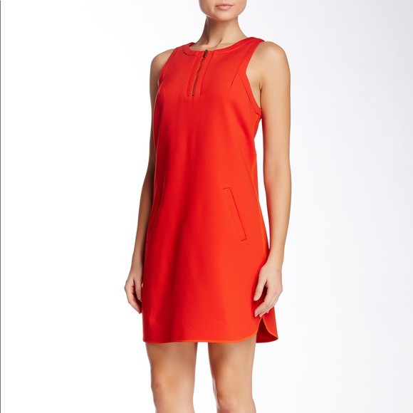 Trina Turk Zip Front Mini Mima Tank Dress